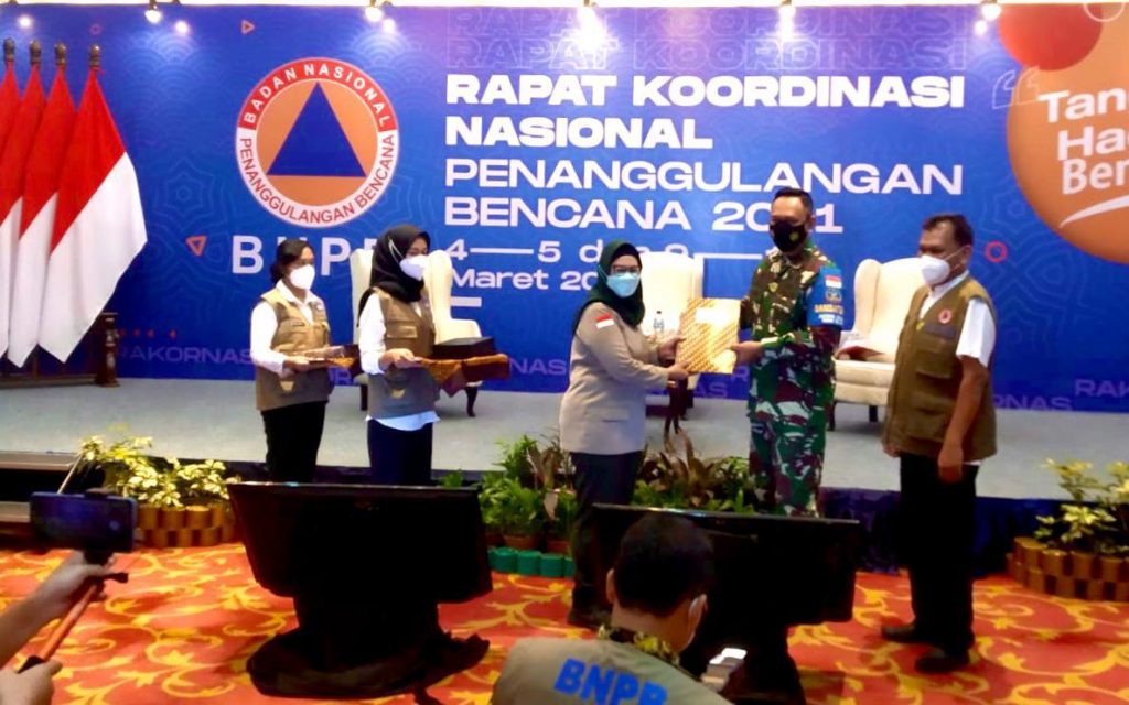 Danrem 162/WB Nara Sumber Rakornas BNPB Tahun 2021