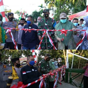 Danrem 162/WB Resmikan Jembatan Kartika Eka Paksi Desa Bolo-Rade