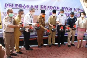 44 Ton Green Coffee NTB di Ekspor Ke Korea Selatan