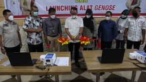 Wali Kota Mataram Launching Alat Genose dan Program Vaksinasi Masal