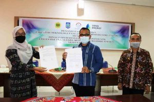 MoA Fak.Teknologi Pangan & Agroindustri (Fatepa) Unram dengan Diskop UKM NTB, Eficenter Pengusaha Muda (EPM) Mandiri & Vena Energy