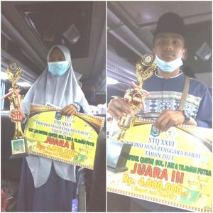 Siswa MAN 2 Kota Bima Juara 1 STQ tingkat Provinsi NTB Tahun 2021