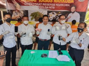 Selundupkan Sabu 520 Gram, Tim Ops Dit Resnarkoba Polda NTB Bekuk Pelaku Narkoba