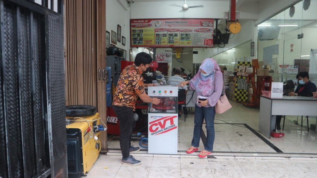 Bengkel Astra Punya CVT Washing Machine, Lebih Cepat dan Lebih Bersih