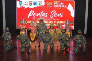 Danrem 162/WB Apresiasi Peringatan Hari Lahir Pancasila Dengan Pentas Seni Kompak