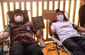 Bupati Lobar Ambil Bagian Bersama Aruna Senggigi dan PMI Lombok Barat Gelar Aksi Donor Darah