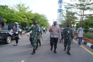 Pimpinan TNI Polri di NTB Cek Pelaksanaan PPKM Darurat Covid-19