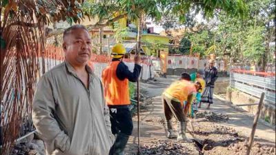 Program SANIMAS Kementerian PUPR lokasi Desa Maria rampung 60%