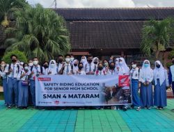 Perkuat Keselamatan Berkendara, Astra Motor NTB Edukasi Pelajar SMAN 4 Mataram