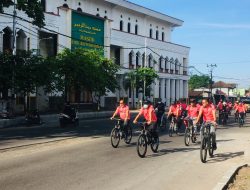 Pantau Kondusifitas Daerah, Bupati Fauzan Ajak Kepala OPD Naik Sepeda