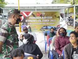 Danrem 162/WB tinjau pendistribusian BTPKLWN guna yakinkan Tepat Sasaran.