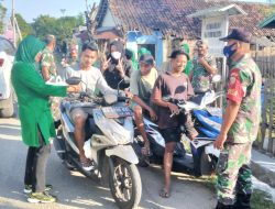 Berkah Ramdhan Prajurit Kodim 1628/SB Bersama Persit KCK Dan Pramuka Saka Wira Kartika Berbagi Takjil