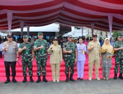 Panglima TNI Pimpin Upacara Pembukaan Latsitarda Nusantara XLII/2022 di Lapangan Bumi Gora Kantor Gubernur NTB.