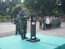 Danrem 162/WB Pimpin Apel Gelar Pasukan Pengamanan VVIP Kunker Wapres RI Ke Wilayah Provinsi NTB.