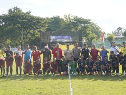 Danrem 162 Hadiri Pembukaan Liga Santri secara Zoom di Lapangan Trisula Yonif 742 /SWY