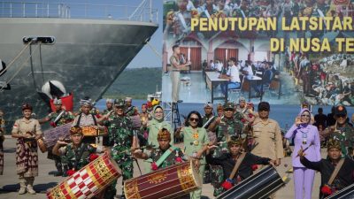 Danrem 162/WB Menghadiri Upacara Penutupan Latsitardanus XLII tahun 2022