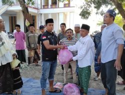 Semarak Idul Adha, Masjid Jamik Baiturrahman Kediri Bagikan Hewan Kurban