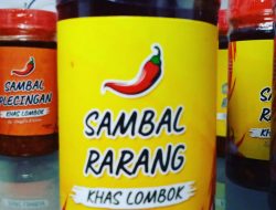 sambel Plecingan dan sambel rarang khas Lombok