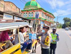 Kedepankan Cara Preemtif dan Preventif, Langkah Satgas Ops Patuh Polres Lobar Budayakan Tertib Berlalulintas