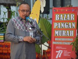 Sekda NTB Buka Acara Bazar Pangan Murah, Demi Stabilitasi Pasokan dan Harga Pangan Pokok Strategis