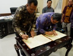 Silahturahmi bersama PT. UPCLTBE, Gubernur NTB Tandatangani MoU Pembangkit Listrik Tenaga Bayu (Angin)