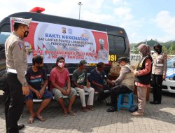 Bakti Kesehatan Sat Lantas Polres Lobar, Pastikan Kondisi Pengemudi tetap Fit dalam Berkendara