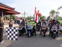 Sambut HUT RI Ke 77, Astra Motor NTB Bersama Polres Lombok Barat dan Pemerintah Lombok Barat Gelar Safety Riding