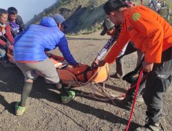 Setelah Melalui Banyak Kendala, Akhirnya WNA Portugis Bisa Dievakuasi Dari Tebing Kawah Rinjani