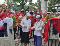 Didampingi Tuan Guru dan Alim Ulama, Hasto Kristiyanto Resmikan Mushalla Tanzila Khadijah PDIP NTB