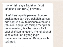 Hoaks, isu Pengangkatan Tenaga Honorer Perawat dan Guru di Pemprov NTB