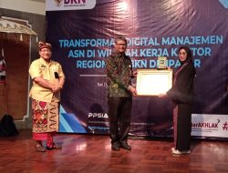 Kota Mataram Raih Penghargaan BKN Award Tahun 2022