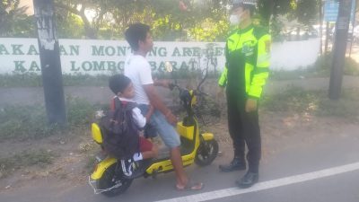 Sepeda Listrik Kian Menjamur, Satlantas Polres Lombok Barat Kedepankan Edukasi