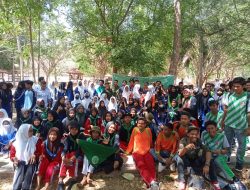 Sukseskan Program NTB Zero Waste, Geopark Tambora dan Siswa SMA di Bima Gelar Aksi Bersih-Bersih