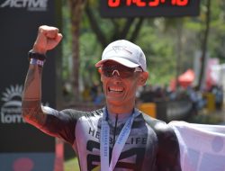 Andy Wibowo Sabet Kategori The First Male Finisher Ironman 70.3 Lombok