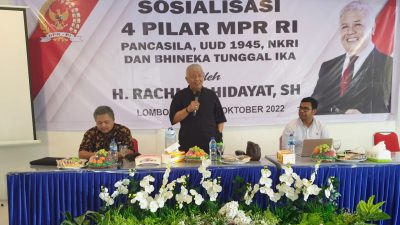 Rachmat Hidayat Sosialisasikan Empat Pilar Kebangsaan di Pulau Seribu Masjid