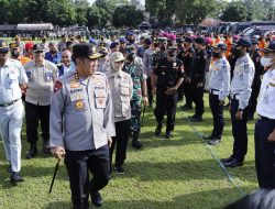 Apel Gelar Pasukan Penanggulangan Bencana, Wagub NTB dan Kapolda NTB Cek Peralatan Tim