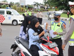 Tidak Lakukan Tilang Manual, Polres Lobar Gunakan Cara Preemtif Tingkatkan Kesadaran Berlalulintas