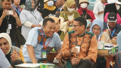 Gubernur NTB, Dampingi Menparekraf Buka Lombok Sumbawa Fair di Area Sirkuit Mandalika