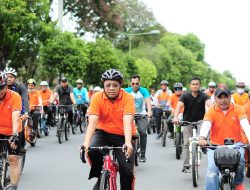 Ikuti Gowes Cukai Gemilang, Ini Pesan Gubernur NTB