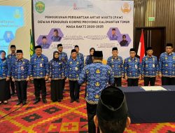 Sekda NTB Kukuhkan DPKP Kaltim Masa Bakti 2020-2025