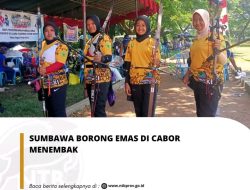 Sumbawa Borong Emas di Cabor Menembak