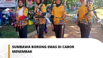 Sumbawa Borong Emas di Cabor Menembak