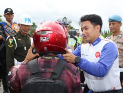 Polres Lobar dan Honda NTB Apresiasi Pengendara Patuh Berlalu Lintas