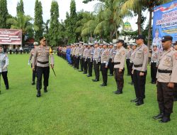 Polres Lobar Laksanakan Apel Gelar Pasukan Operasi Keselamatan Rinjani Tahun 2023