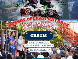 Road to WSBK 2023 : Pemprov NTB Gelar Operasi Katarak Gratis