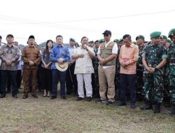 Gubernur Bang Zul Dampingi Menhan Prabowo Subianto Kunjungan Kerja di Lombok Tengah