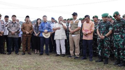 Gubernur Bang Zul Dampingi Menhan Prabowo Subianto Kunjungan Kerja di Lombok Tengah