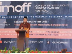 Launching LIMOFF, Gubernur NTB : Provinsi NTB Mampu Wujudkan The Gateway to Global Market