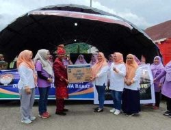 Banjir KSB, Dharma Wanita Persatuan NTB Salurkan Bantuan