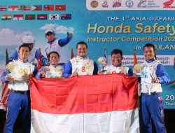 Instruktur AHM Ukir Prestasi di Kompetisi Safety Riding Asia & Oceania